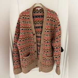 Alex Mill fair isle cardigan. Excellent condition. Minimal pilling at elbows